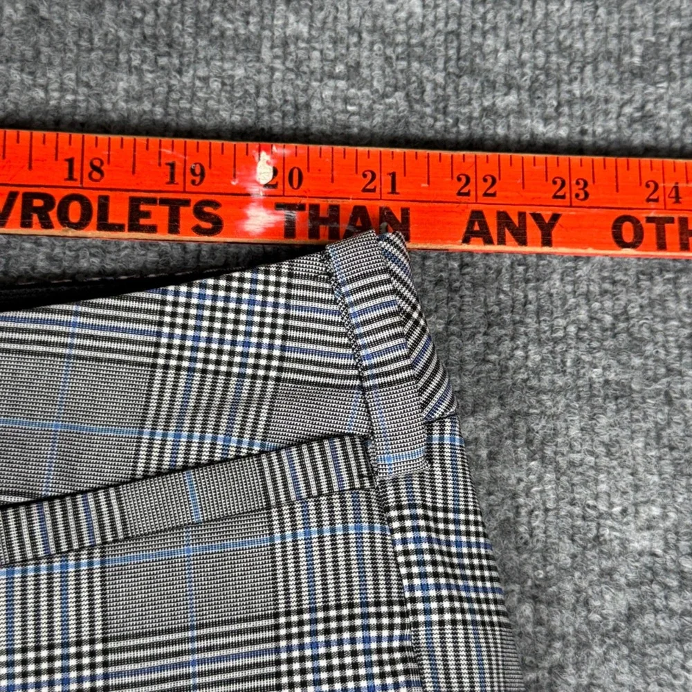 Lane Bryant Womens Plaid Pants Size 22 Straight Leg Ankle Workwear Office Preppy - Picture 5 of 8
